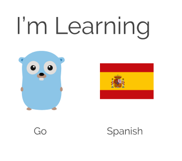I'm Learning Go & Spanish